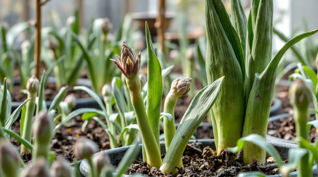 Récolte d'asperges vertes au potager au printemps